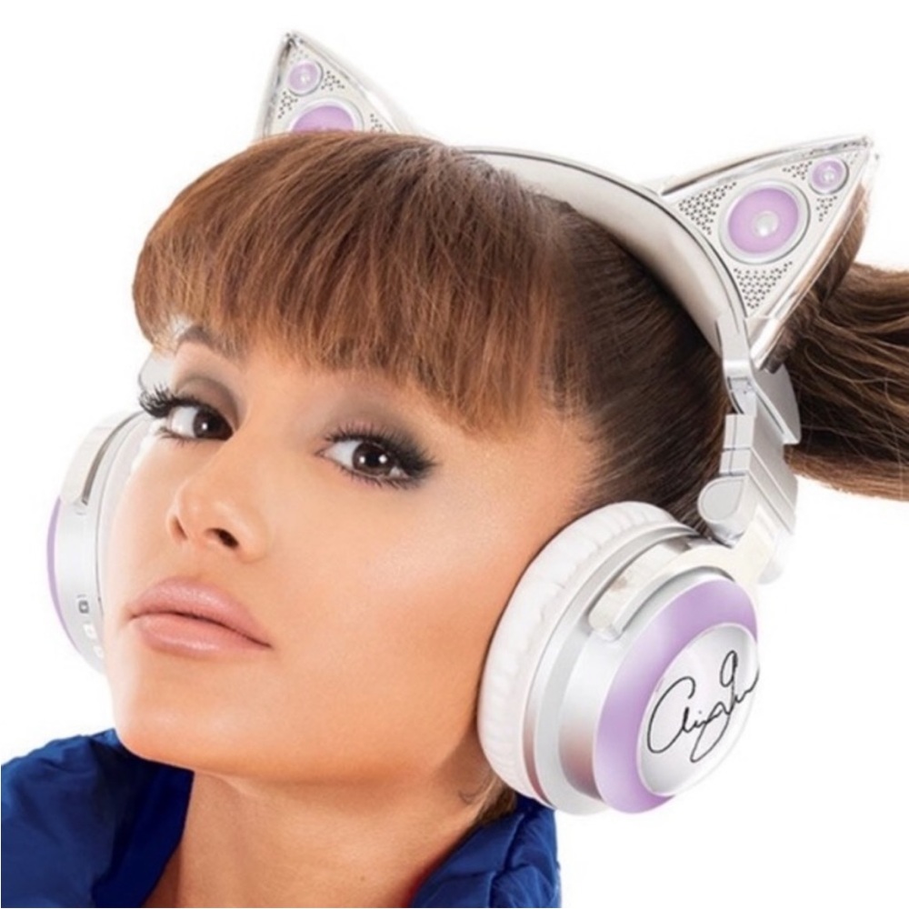 Ariana Grande x Brookstone Limited Edition Cat Ear Headphones